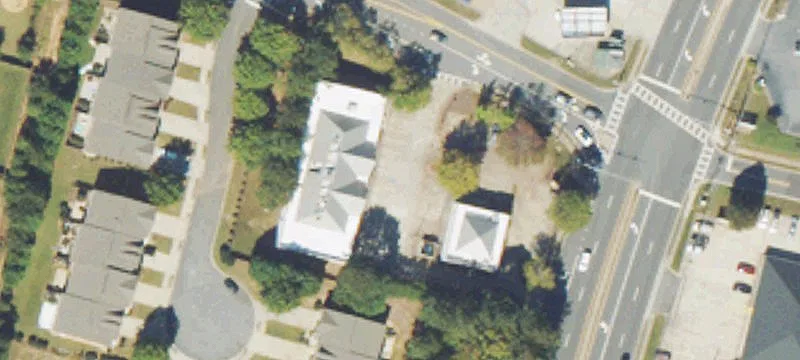 Former Bank and Strip Center