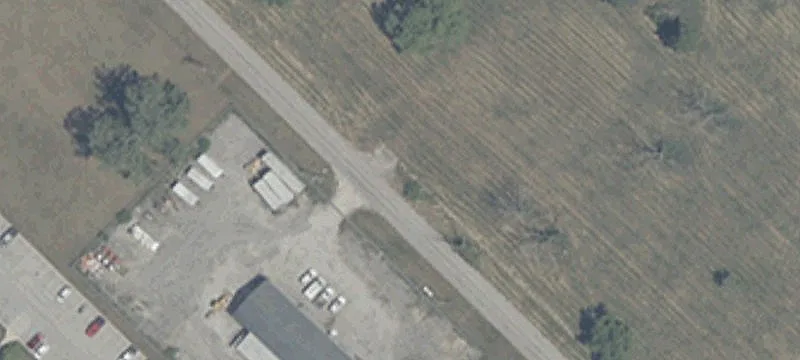 Paved Commercial Land Site