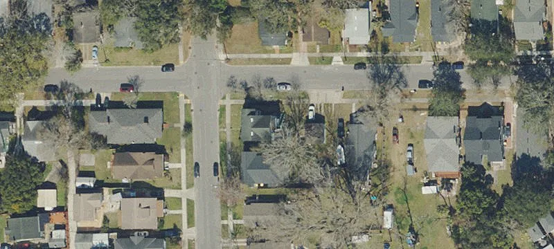 Corner-Lot Duplex with Detached Garage