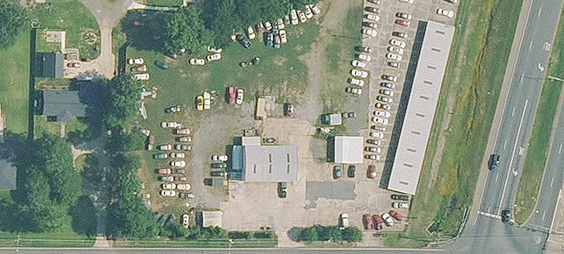 Used Car Facility with Detached Buildings