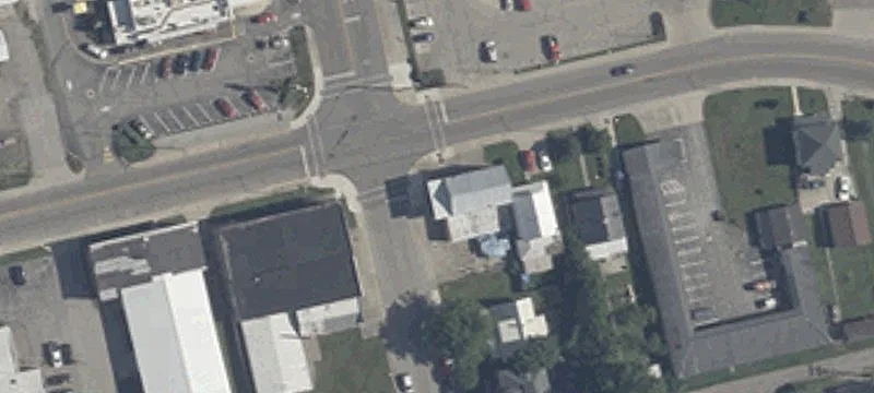Corner Lot Retail Building