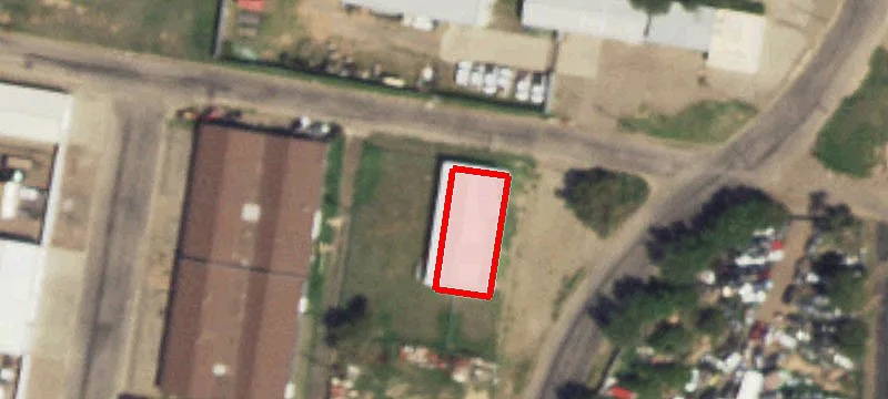 Warehouse with Fenced Storage Yard