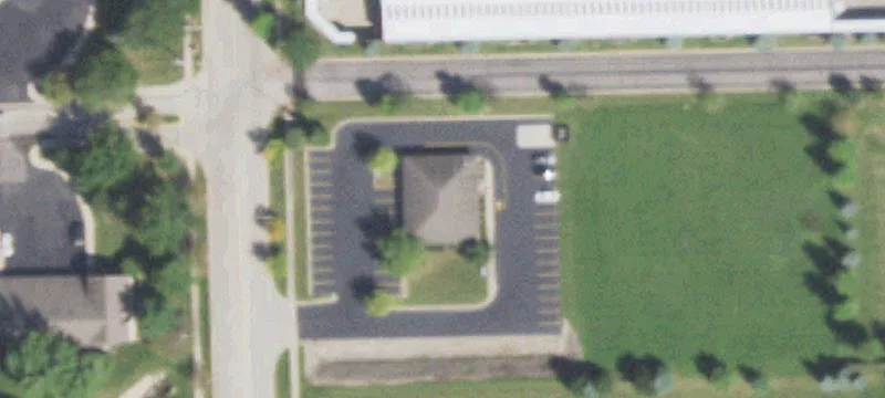 Single-Story Bank or Office Building