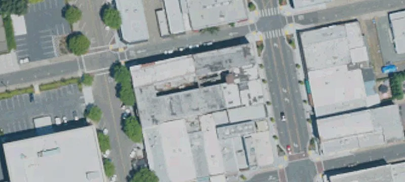 Three-Story Hotel Redevelopment Building