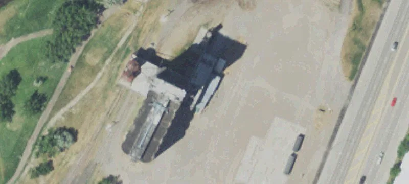 Grain Elevator and Rail Spur