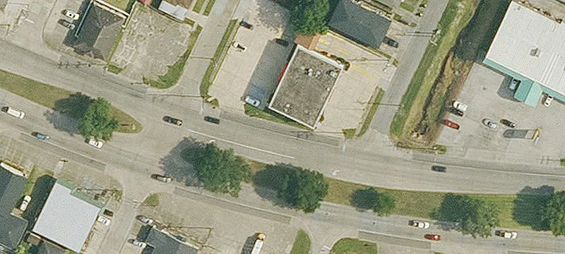 Freestanding Corner Bank Building