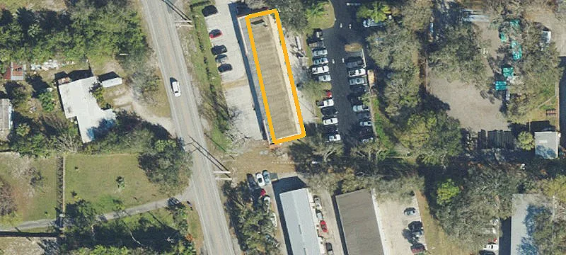 Corner Lot Retail Strip Center