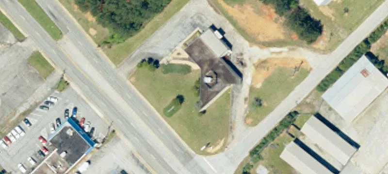 Former Bank with Service Area