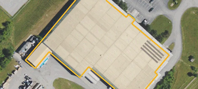 Industrial Facility with Storage Area