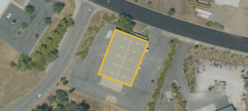 Industrial Warehouse with Fenced Yard