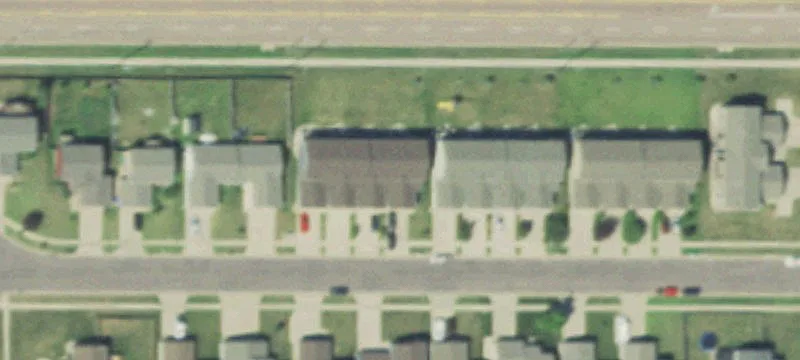 Fourplex with Attached Garages