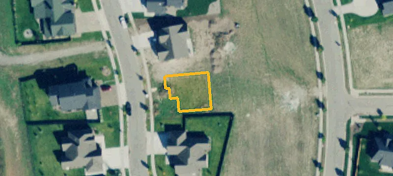 Vacant Lot in Residential Community