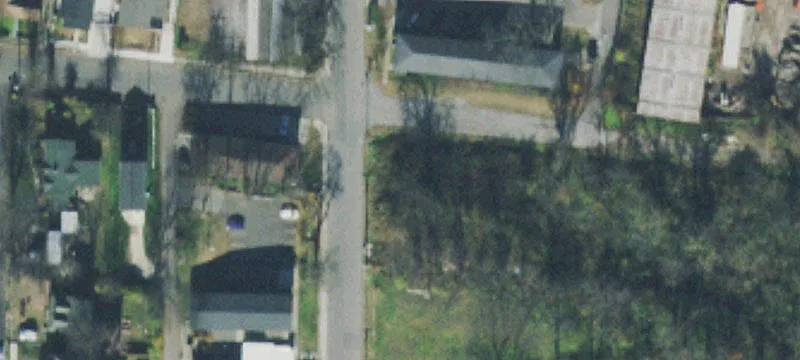 Fenced Commercial Development Parcel