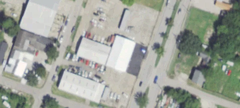 Automotive Showroom with Paint Booth