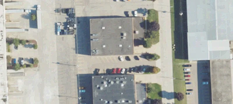 Manufacturing Building with Fenced Yard