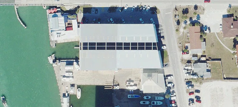Marina Boat Storage Rack