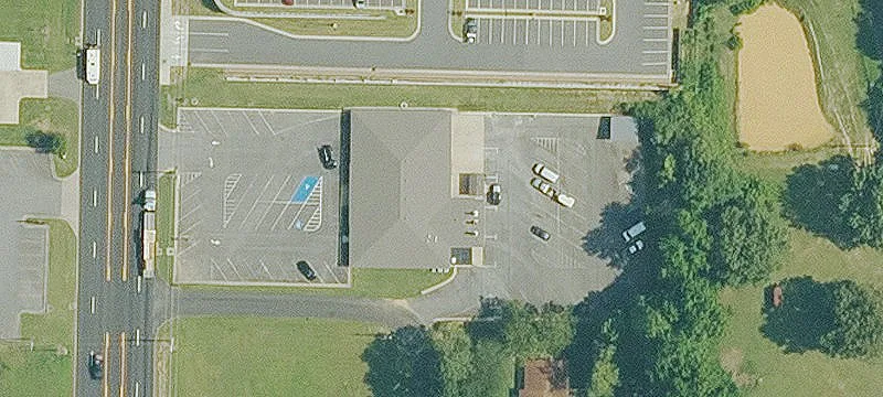 Retail Building at Signalized Corner