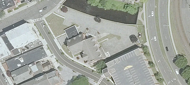 Freestanding Bank Building