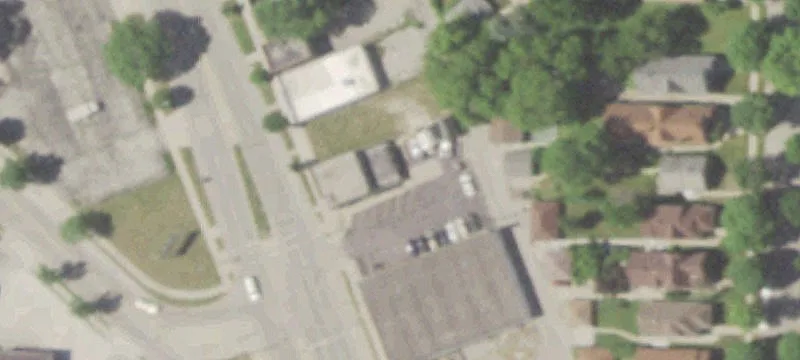 Two-Level Office and Apartment Building