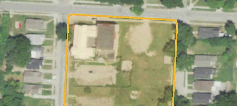 Corner Lot with Former Church