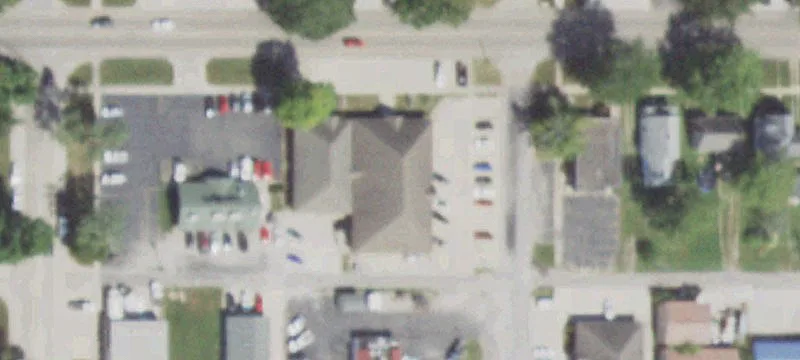 Brick Office Building with Parking