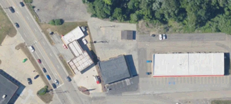 Office Building with Parking Lot