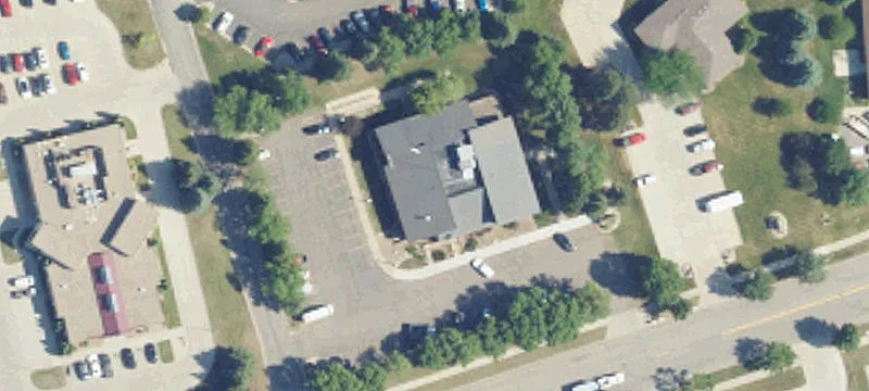 Two-Story Office Building with Courtyard