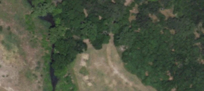 Level Double Lot in Subdivision