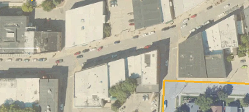 Downtown Office Building with Blank Canvas