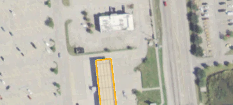 Retail Development Pad in Parking Lot