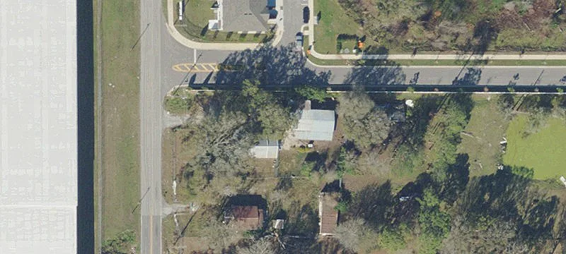 Fenced Infill Development Land with Pond