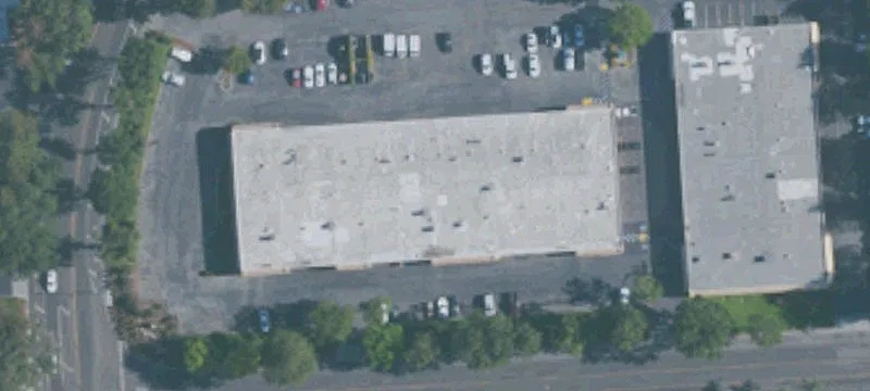 Warehouse with Roll-Up Door