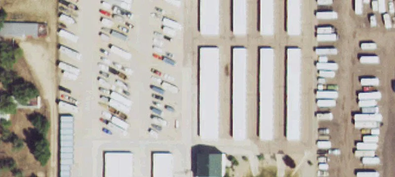 Fenced Outdoor Storage Yard