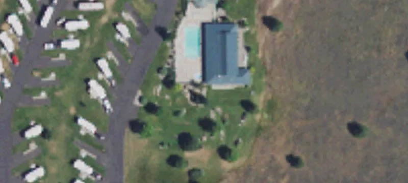 RV Resort Pull-Through Lot