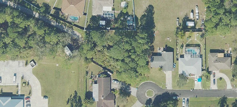 Cul-De-Sac Pie-Shape Home Lot