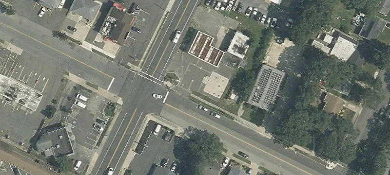 Service Station with Two Bay Garage