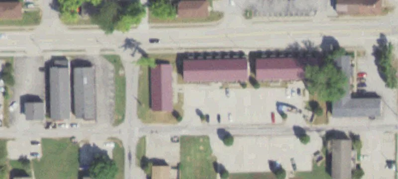 Two-Bedroom Townhome Apartment Building