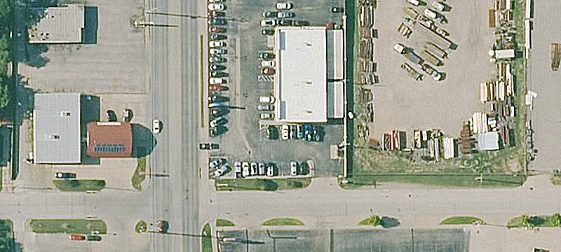 Parking Lot and Showroom
