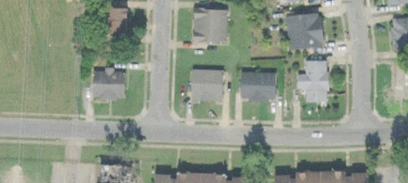 Brick Duplex with Corner Lot