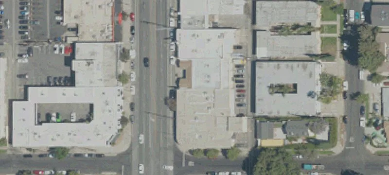 Updated Three-Space Retail/Office Building