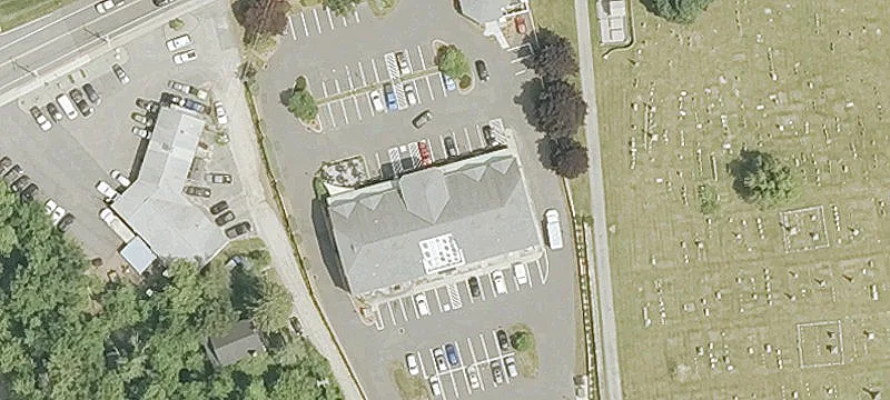 Mixed-Use Corner Retail Building