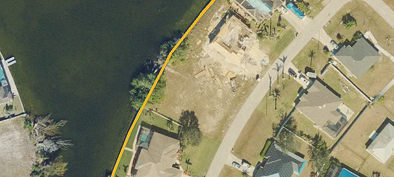 Cleared Waterfront Home Site