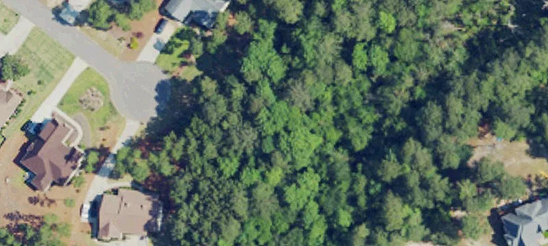 Wooded Residential Lot with Deep Line