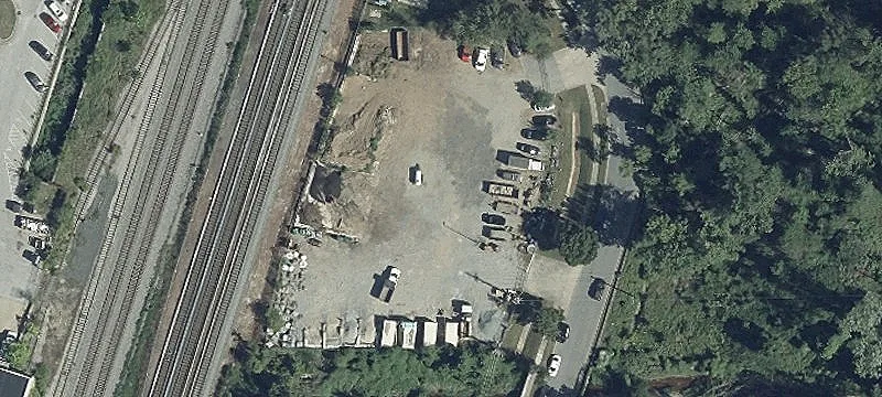 Fenced Contractor Yard