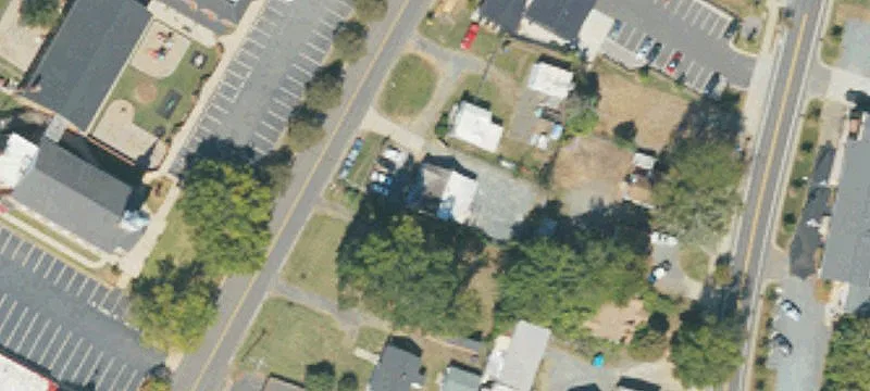 Office Building with Fenced Yard