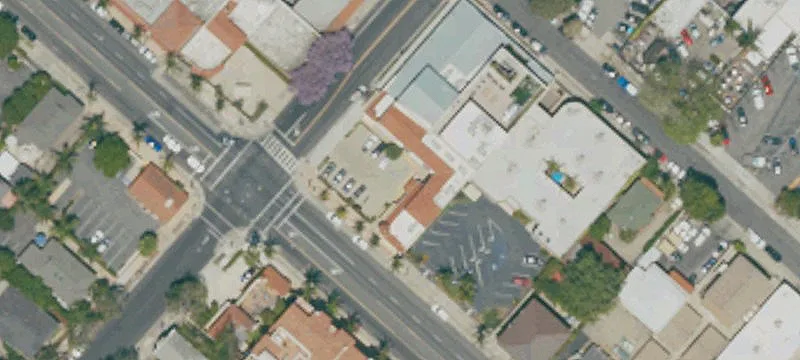 Interconnected Office Buildings with Rooftop Patio