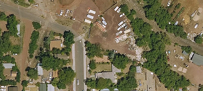 Fenced Storage Yard with Concrete Slab
