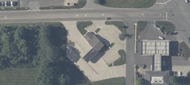Standalone Bank Building with Drive-Thru