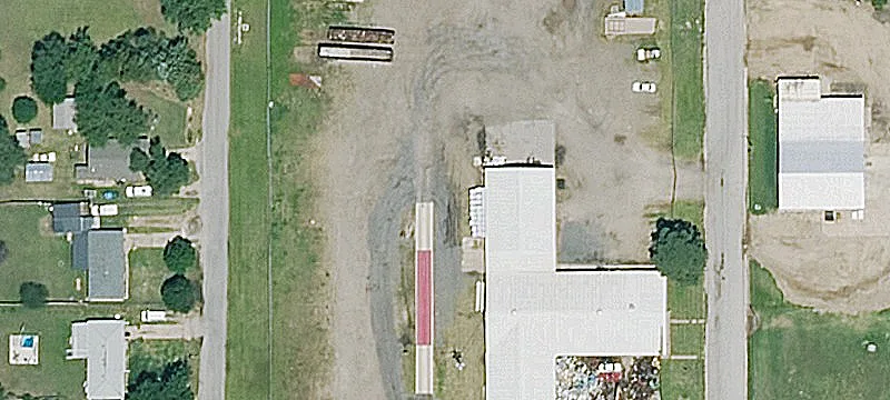 Industrial Warehouse with Fenced Yard
