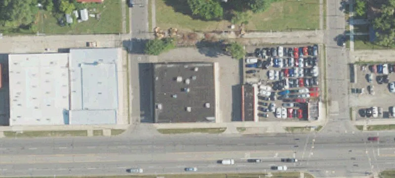 Clean Retail Storefront Building